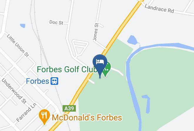 Town & Country Motor Inn Forbes Map