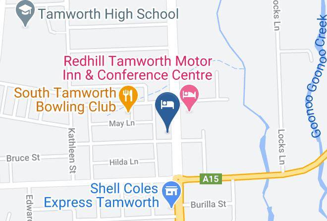 Town & Country Motor Inn Map