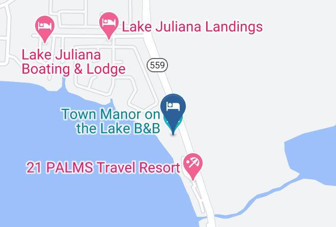 Polk - Town Manor On The Lake B&b Maps