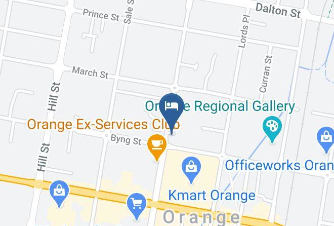 Orange - Town Square Motel Orange Accommodation Maps