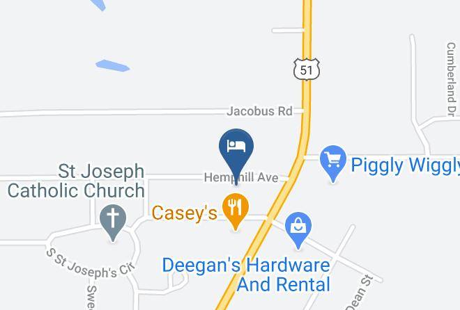 Rock - Towne Edge Motel Maps