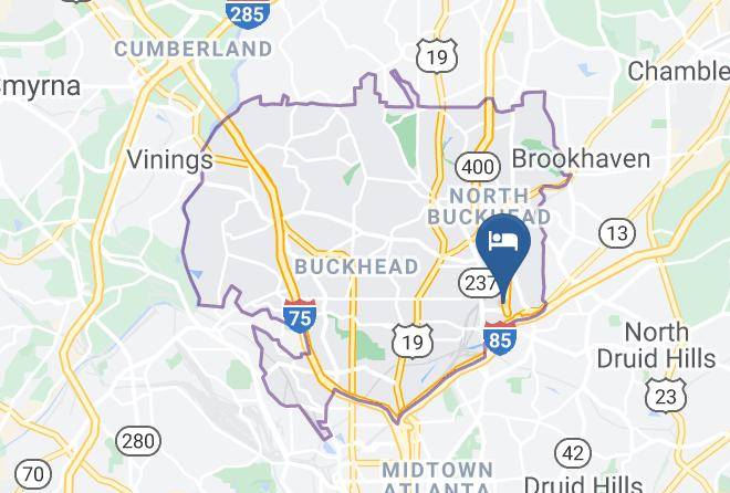 Towneplace Suites By Marriott Atlanta Buckhead Map