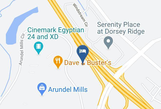Anne Arundel - Towneplace Suites By Marriott Arundel Mills Bwi Airport Maps