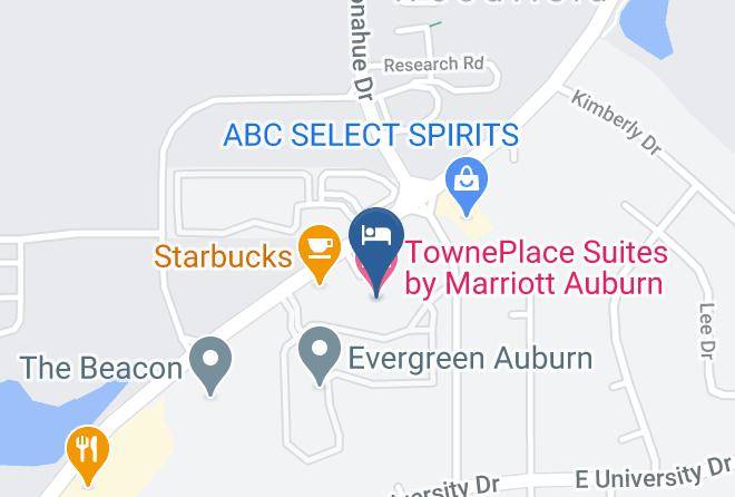 Towneplace Suites By Marriott Auburn Map