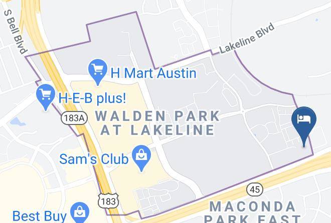 Williamson - Towneplace Suites By Marriott Austin North Lakeline Maps