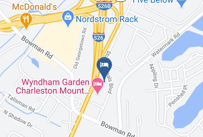 Charleston - Towneplace Suites By Marriott Charleston Mt Pleasant Maps