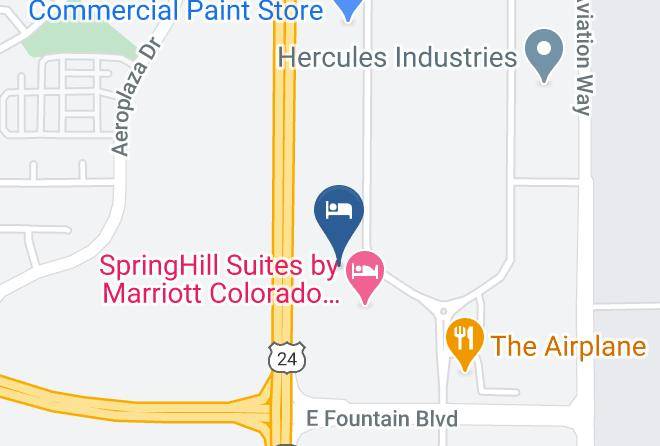 El Paso - Towneplace Suites By Marriott Colorado Springs South Maps
