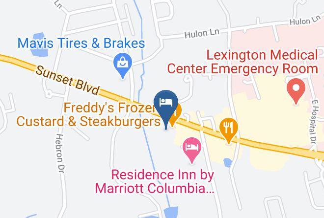 Towneplace Suites By Marriott Columbia West Lexington Map
