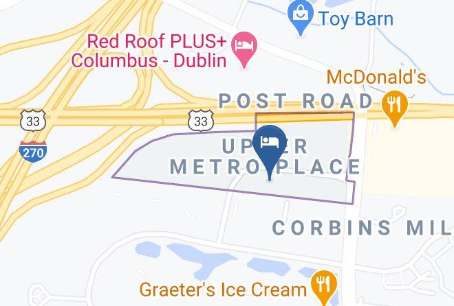Franklin - Towneplace Suites By Marriott Columbus Dublin Maps