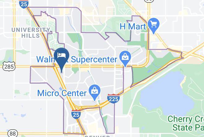 Denver - Towneplace Suites By Marriott Denver Southeast Maps
