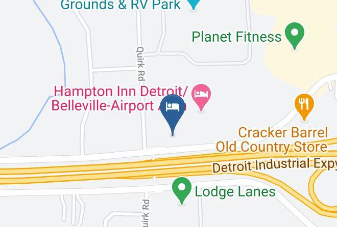 Wayne County - Towneplace Suites By Marriott Detroit Belleville Maps