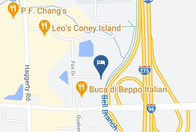 Fairfield Inn & Suites By Marriott Detroit Livonia Map