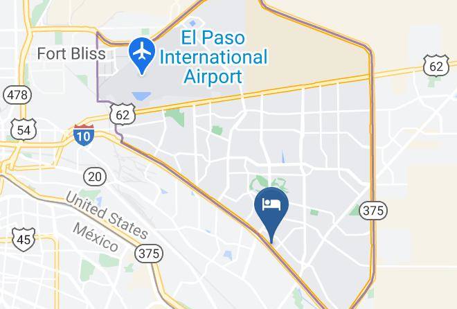 El Paso - Towneplace Suites By Marriott El Paso East I 10 Maps