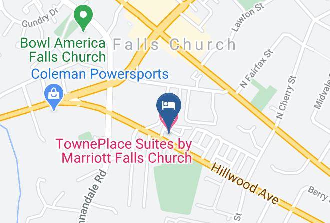 Towneplace Suites By Marriott Falls Church Map