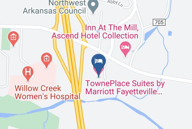 Washington - Towneplace Suites By Marriott Fayetteville North Springdale Maps