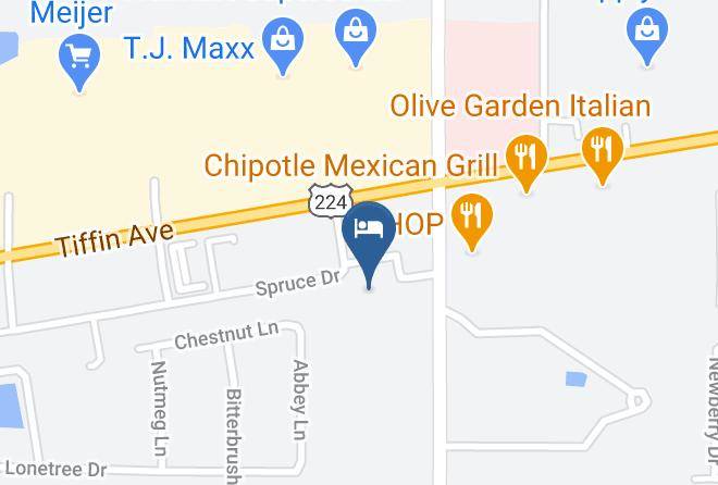 Hancock - Towneplace Suites By Marriott Findlay Maps