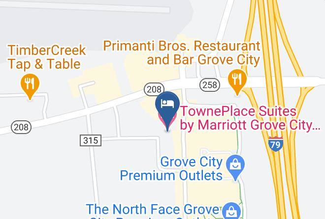 Mercer - Towneplace Suites By Marriott Grove City Mercer Outlets Maps