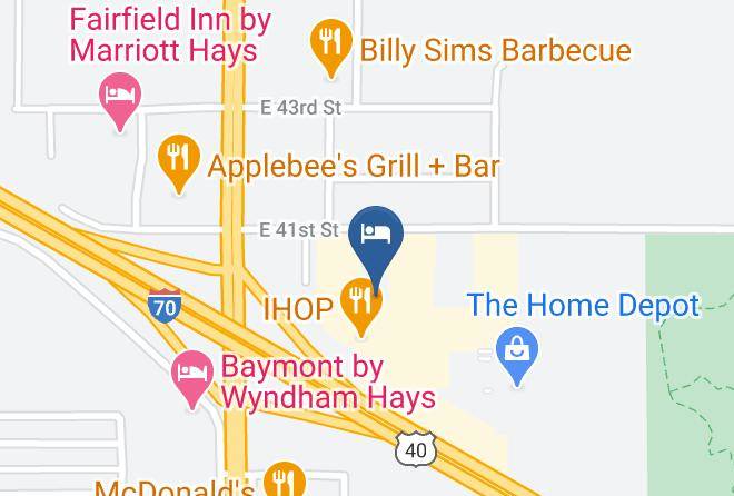 Ellis - Towneplace Suites By Marriott Hays Maps