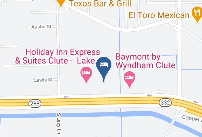 Brazoria - Towneplace Suites By Marriott Lake Jackson Clute Maps