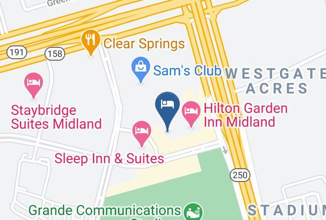 Midland - Towneplace Suites By Marriott Midland Maps