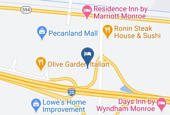 Ouachita Par - Towneplace Suites By Marriott Monroe Maps