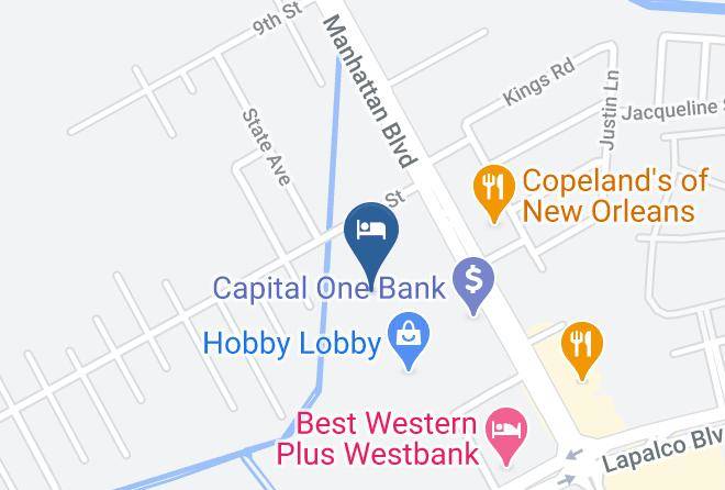 Jefferson Par - Towneplace Suites By Marriott New Orleans Harvey West Bank Maps