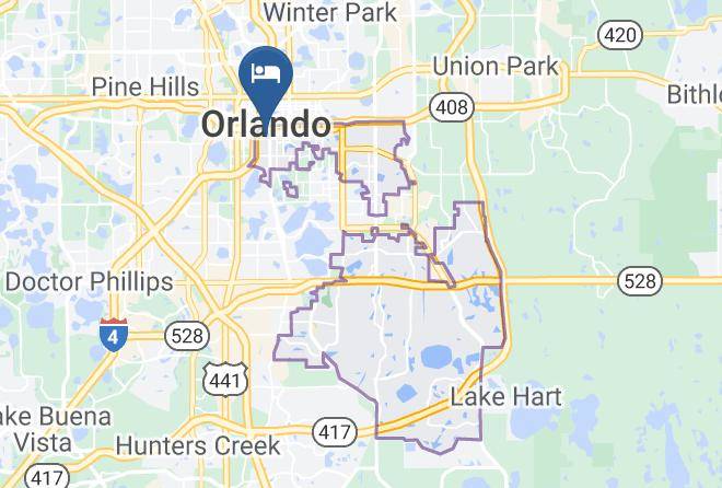 Towneplace Suites By Marriott Orlando Downtown Map