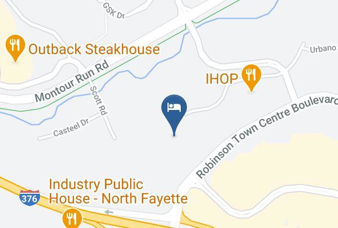 Allegheny - Towneplace Suites By Marriott Pittsburgh Airport Robinson Township Maps