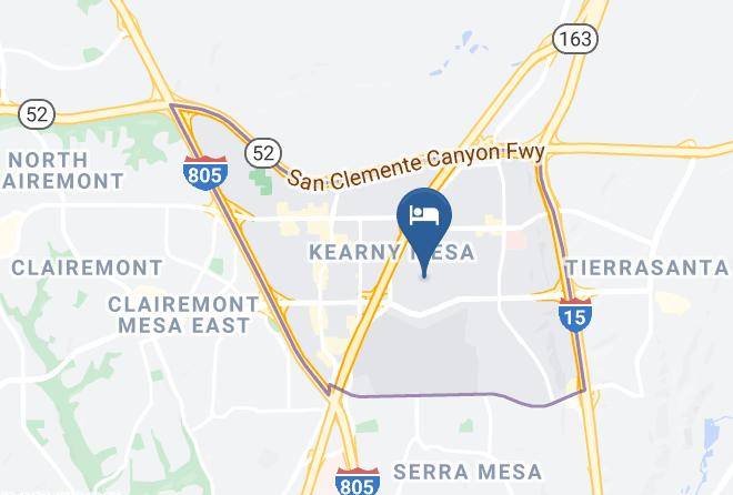 San Diego - Towneplace Suites By Marriott San Diego Central Maps