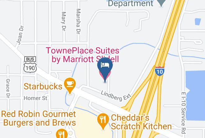 St Tammany Par - Towneplace Suites By Marriott Slidell Maps