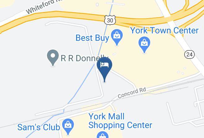 York - Towneplace Suites By Marriott York Maps