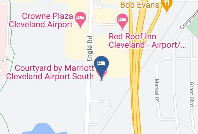 Cuyahoga - Courtyard By Marriott Cleveland Airport South Maps
