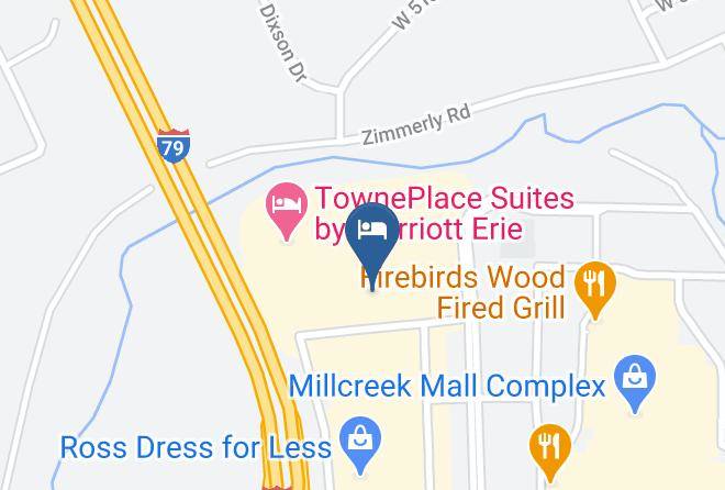 Erie - Fairfield Inn By Marriott Erie Millcreek Mall Maps
