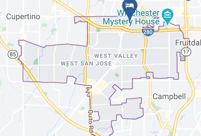 Santa Clara - Towneplace Suites By Marriott San Jose Cupertino Maps