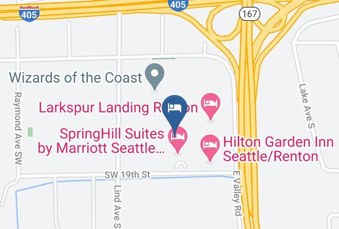 King - Sonesta Simply Suites Seattle Renton Maps