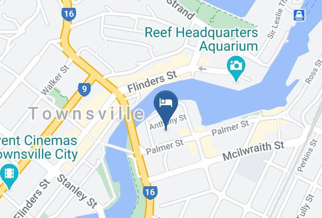 Townsville - Townsville Central Hotel Maps