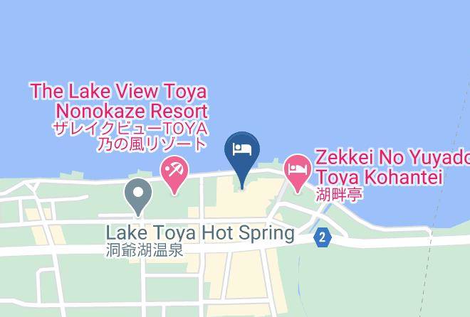 Toyako Townabuta District - Toyako Manseikaku Hotel Lakeside Terrace Maps