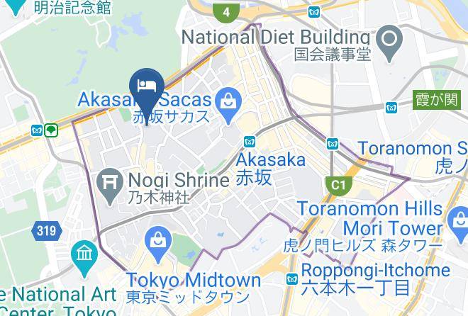 Minato Ward - Toyamaken Akasaka Kaikan Maps