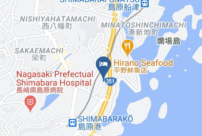Shimabara City - Toyo City Hotel Shimabara Maps