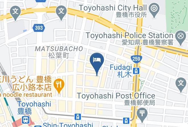 Toyohashi City - Toyohashi Business Hotel Maps