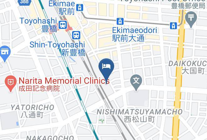Toyohashi City - Toyohashi Station Hotel Maps