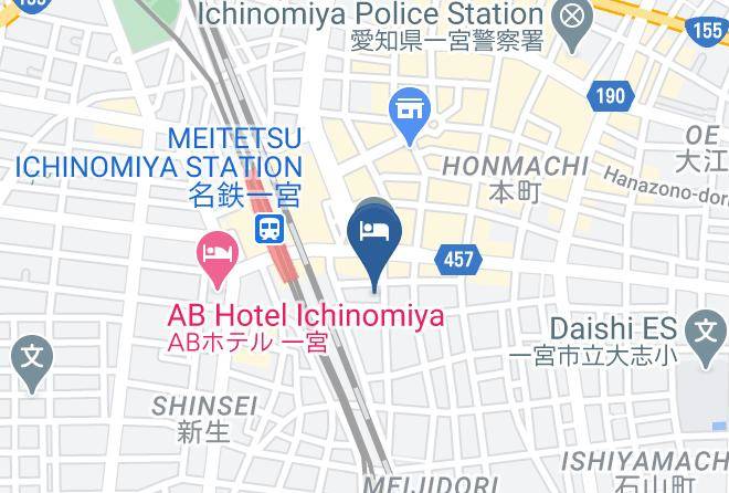 Ichinomiya City - Toyoko Inn Maps