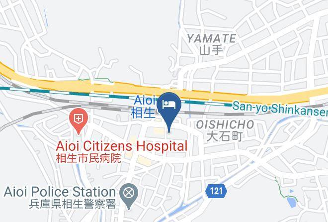 Aioi City - Toyoko Inn Aioi Eki Shinkansen Guchi Maps
