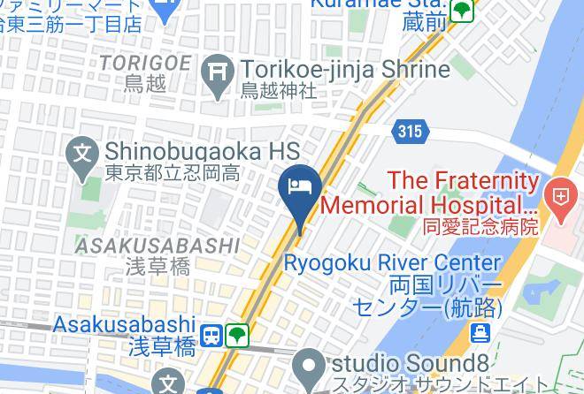 Taito Ward - Toyoko Inn Akiba Asakusabashi Station East Exit Maps