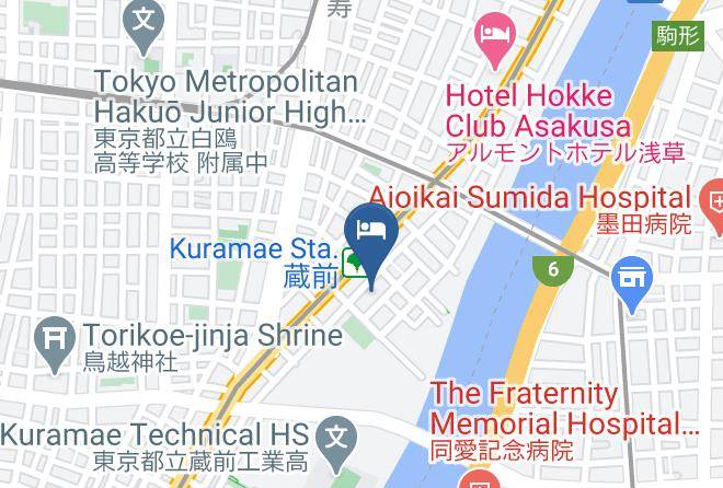 Taito Ward - Toyoko Inn Asakusa Kuramae No 2 Maps