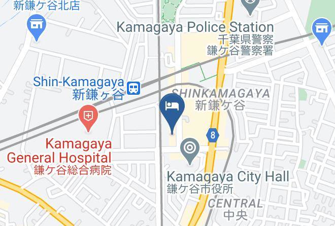 Kamagaya City - Toyoko Inn Chiba Shinkamagaya Station Maps