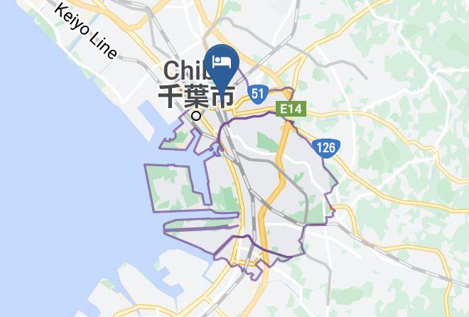 Chiba City Chuo Ward - Toyoko Inn Chiba Ekimae Maps