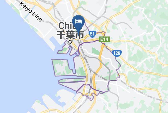 Chiba City Chuo Ward - Toyoko Inn Chibaekihigashiguchi Maps