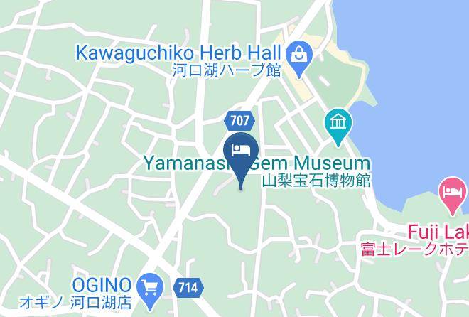 Fujikawaguchiko Townminamitsuru District - Toyoko Inn Fuji Kawaguchiko Ohashi Maps