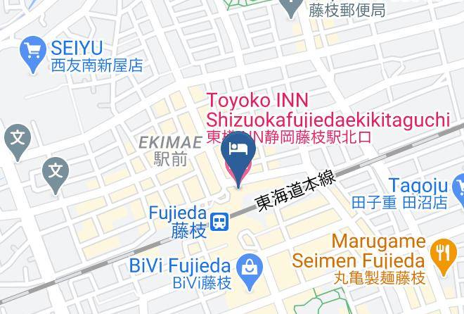 Fujieda City - Toyoko Inn Shizuokafujiedaekikitaguchi Maps